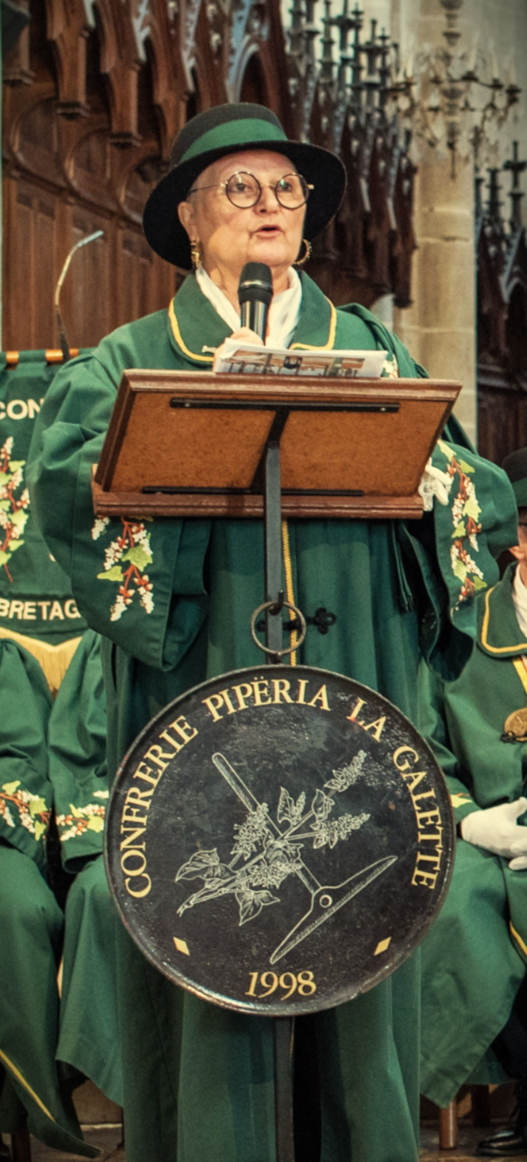 Dominique de la confr�rie Piperia la Galette
